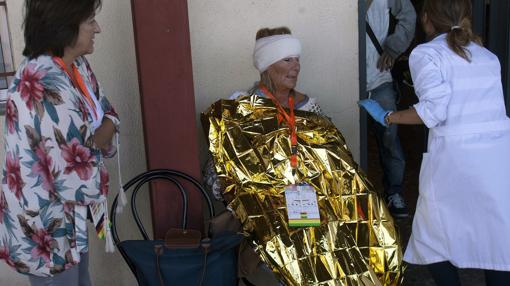 пострадавшии в аварии поезда в Испании 1