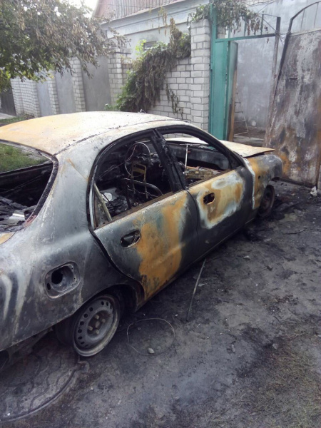 У Херсоні підпалили автомобіль активіста &quot;Батьківщини&quot;