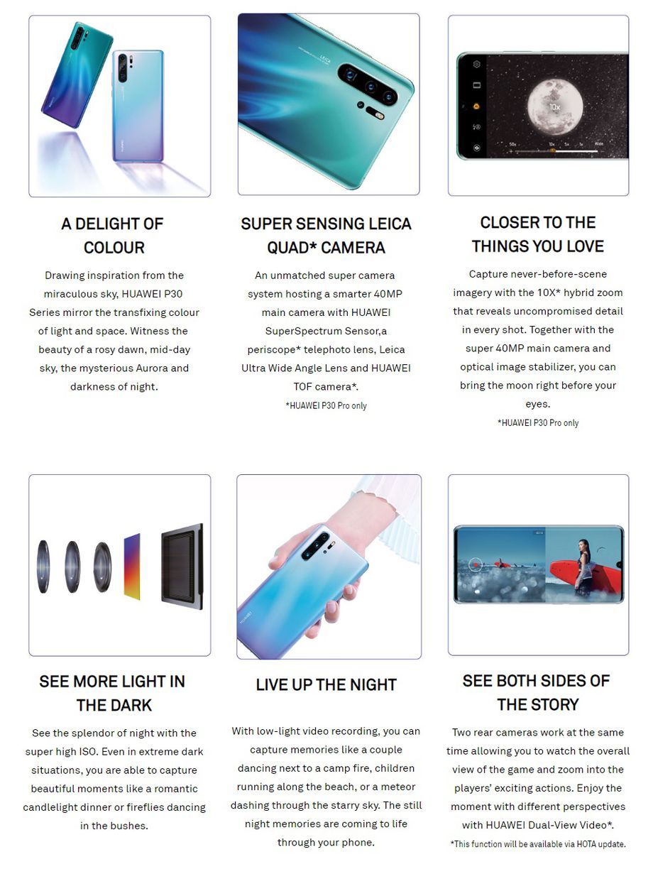 Huawei показала новый флагман с четырьмя камерами