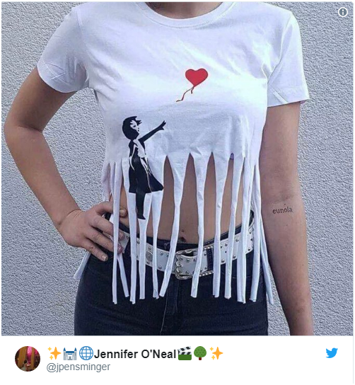 Хэллоуин от Бэнкси: трюк с картиной вдохновил на создание &quot;саморазрушаюшихся&quot; костюмов