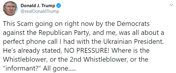 Трамп вимагає показань Шиффа через скандал зі стенограмою