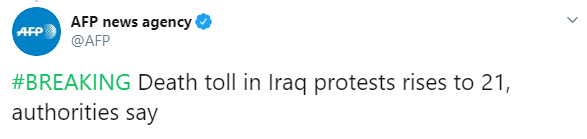 В Іраку поновилися протести, десятки загиблих
