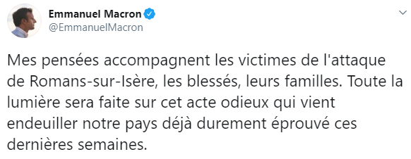 У Франції невідомий напав з ножем на перехожих, є жертви