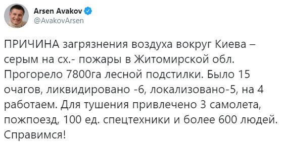 Понад третину лісових пожеж у Житомирській області ліквідували