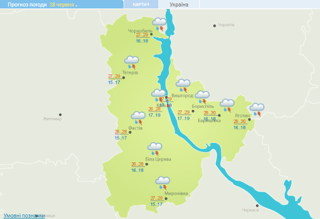 Жара до +32 и грозы: прогноз погоды на сегодня