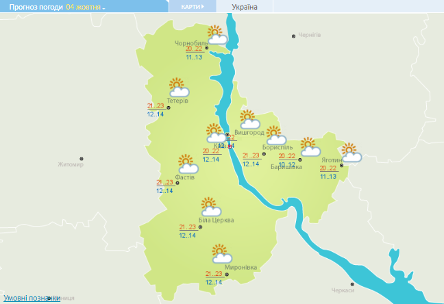Хмарно, а в одній області дощитиме: прогноз на сьогодні