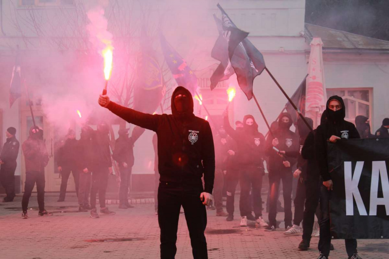 В Ужгороде прошел "Марш славы героев"
