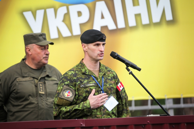У Київській області стартували спільні навчання військових Нацгвардії та канадських інструкторів