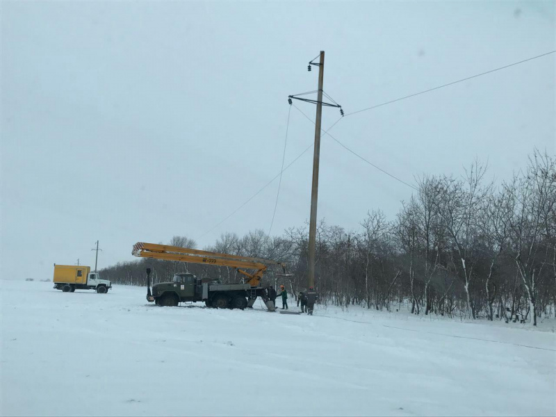 Негода в Україні: в Одеській області без електропостачання залишаються 79 населених пунктів
