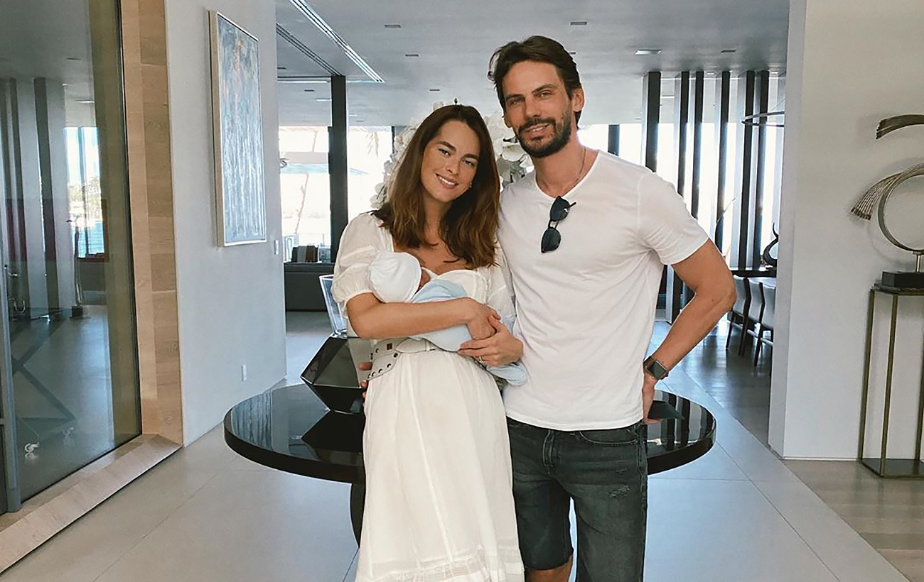 "Мисс Украина" родила малыша от белорусского миллионера: появилось фото