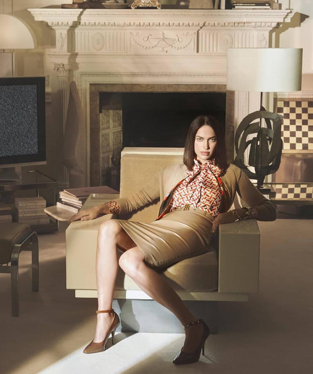 Ирина Шейк для Burberry