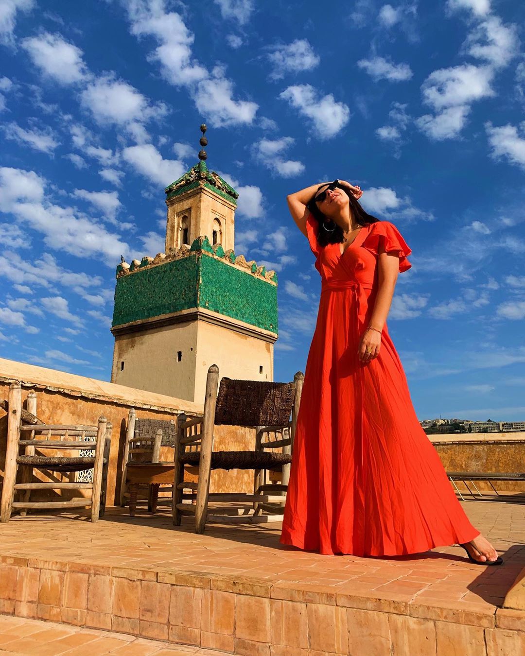 Цветок пустыни: Джамала в алом платье свела дыхание красотами Марокко