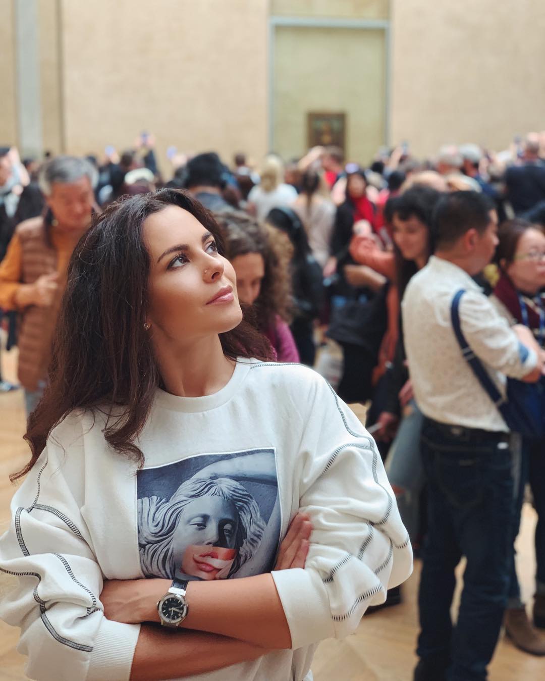 Настя Каменських у Луврі