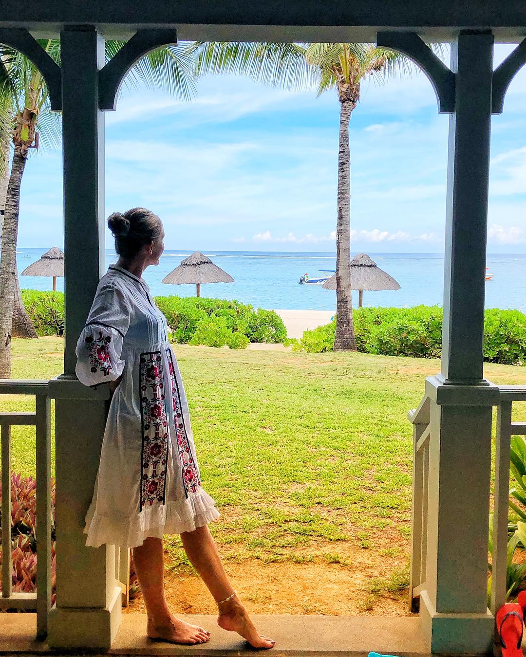 Катя Осадчая на Маврикии