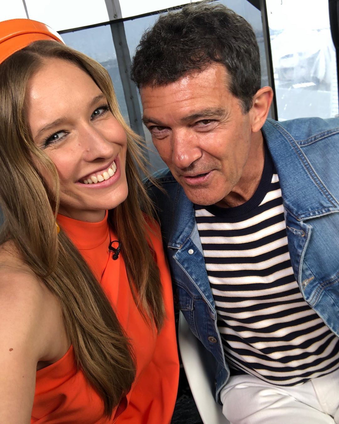 Катя Осадчая в Каннах пообщалась с Антонио Бандерасом: яркое фото