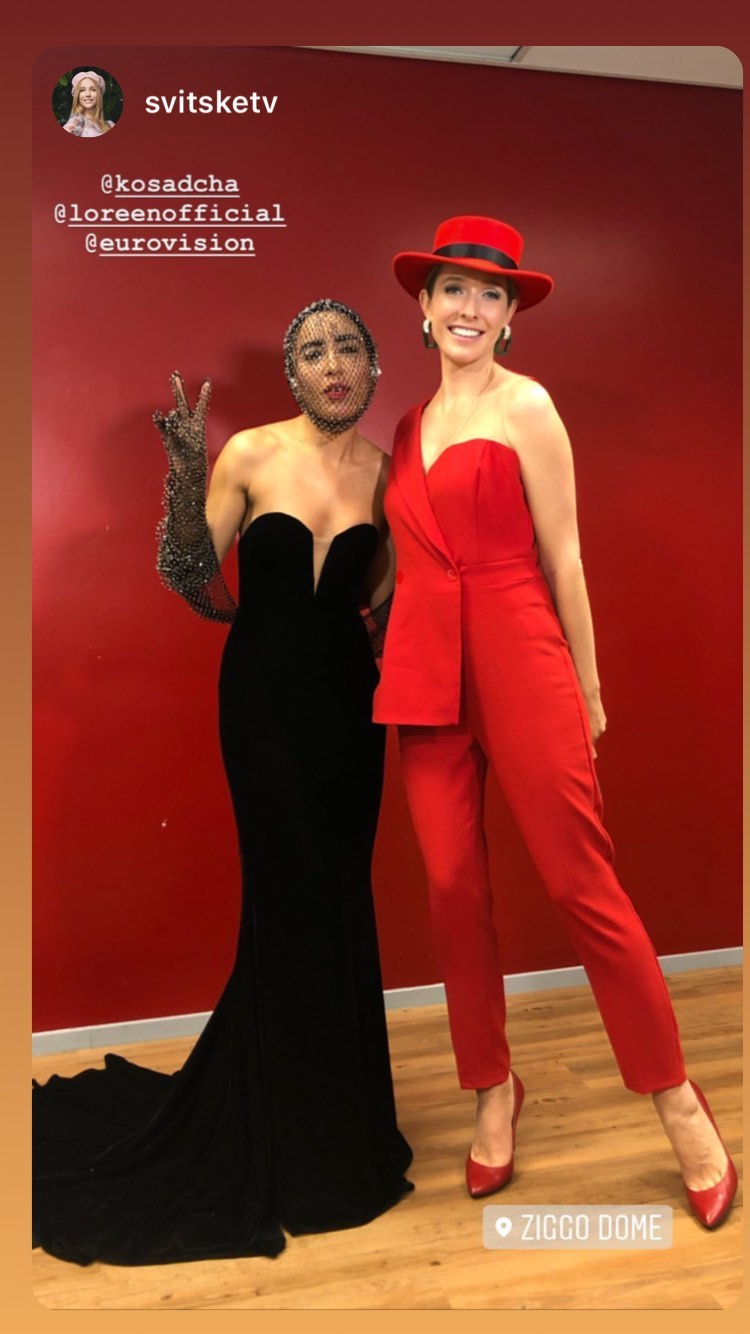 Леди в красном: стильная Катя Осадчая показала, как провела время в Амстердаме