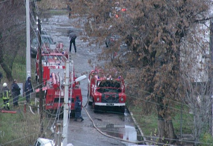 У Харкові в будівлі колишньої макаронної фабрики сталася пожежа