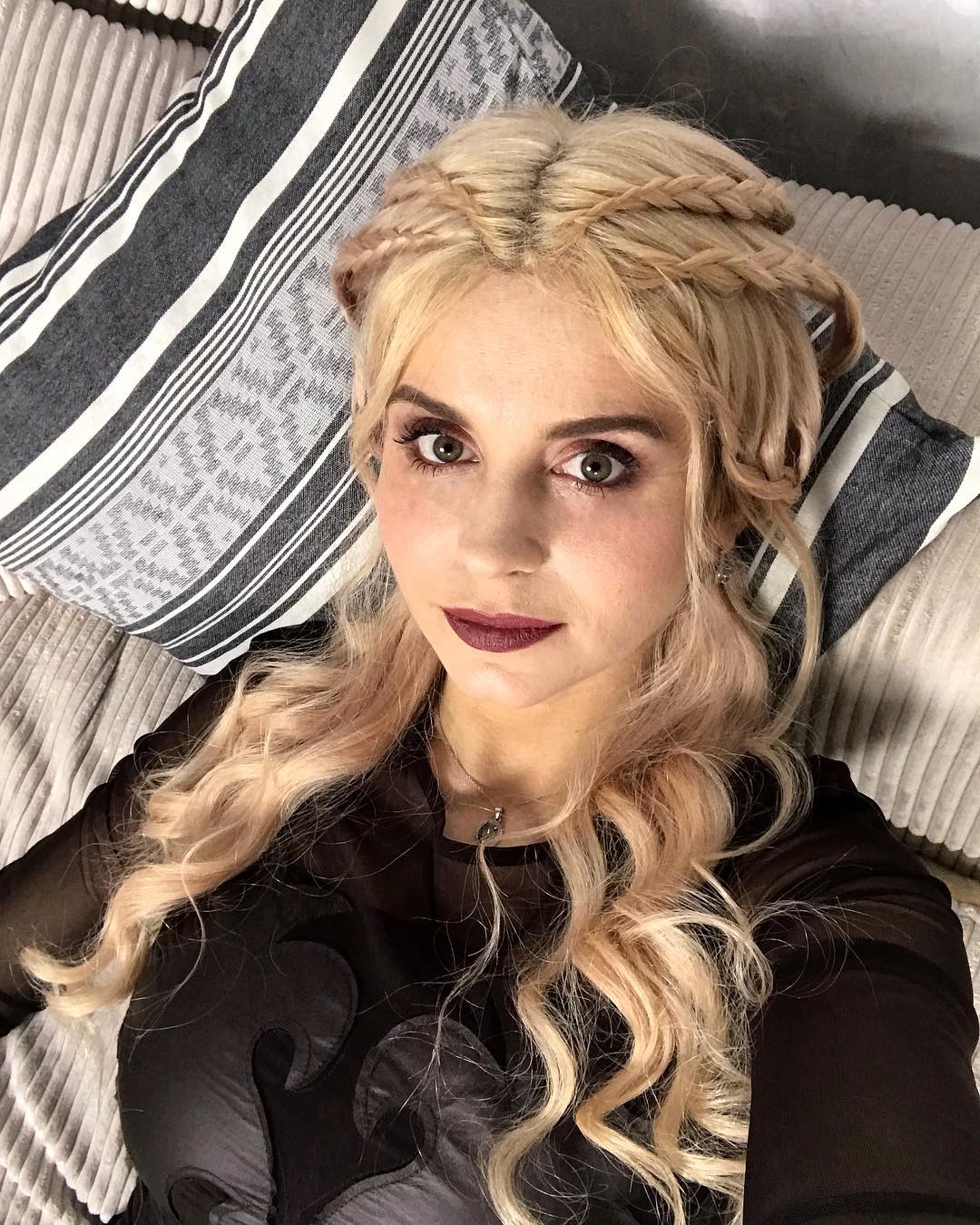 Мать драконов: Лилия Ребрик примерила образ героини "Игры престолов"