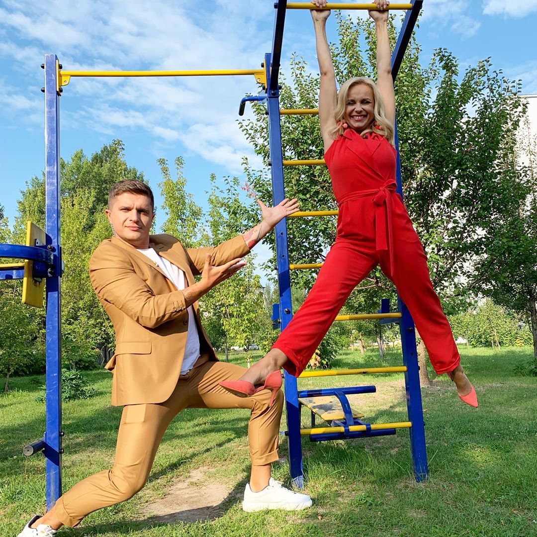 "Найкраща пара": Лілія Ребрик приємно здивувала спортивним ранком з новим співведучим