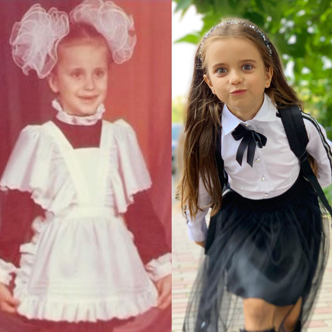 "Похожи?" Лилия Ребрик сравнила себя в детстве с дочкой-школьницей
