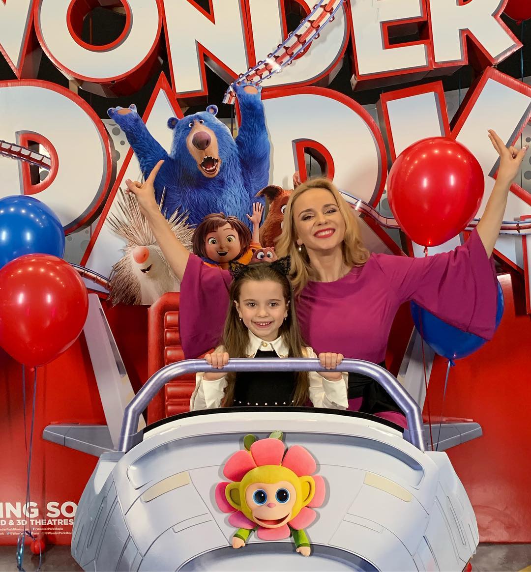 Лилия Ребрик с дочкой