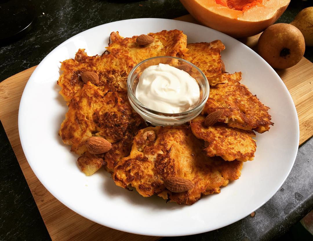 Оладки з гарбуза