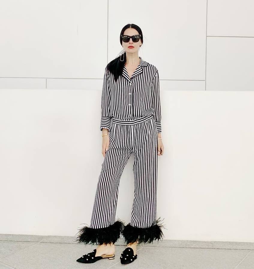 Пижама-стайл или &quot;Деми Мур&quot;: выбираем лучший пляжный образ Маши Ефросининой в Абу-Даби