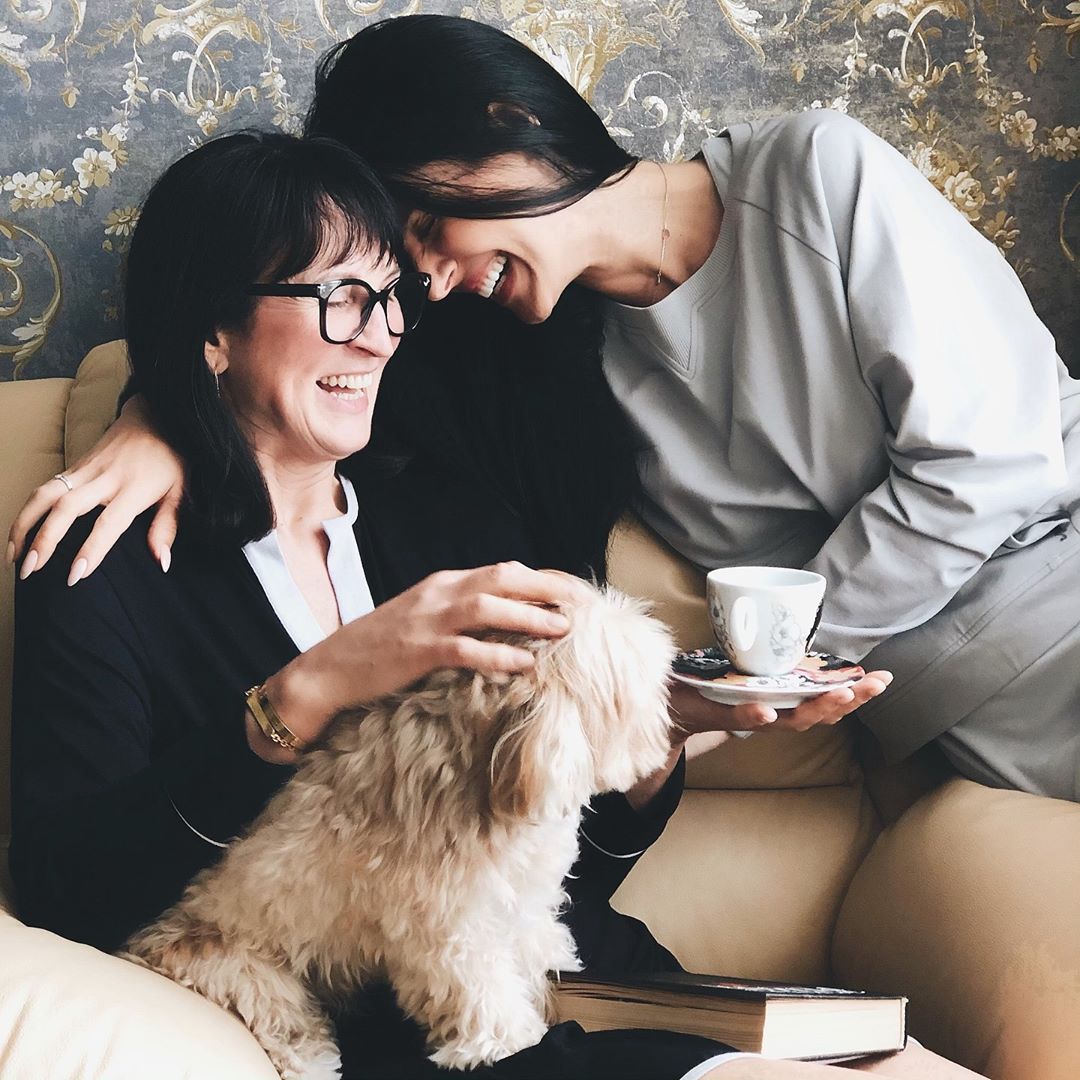 Маша Єфросиніна з мамою Людмилою