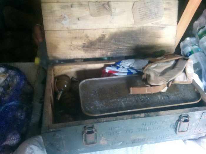 СБУ виявила 3 схованки з боєприпасами у зоні АТО