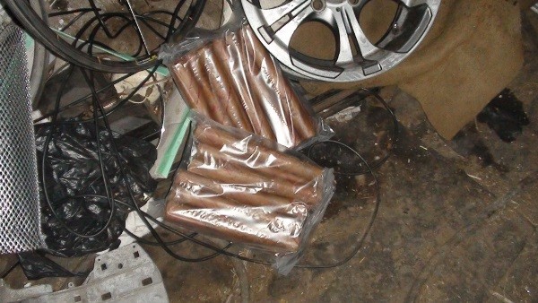 В Запорожской обл. СБУ обнаружила в гараже 40 кг похищенной взрывчатки