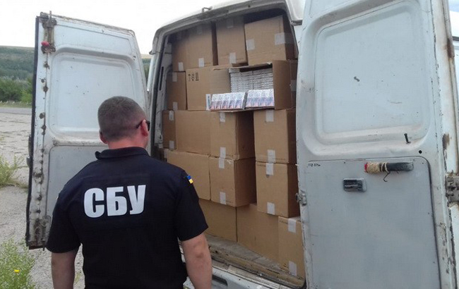 СБУ блокувала контрабанду цигарок з Придністров’я на більше ніж півмільйона гривень
