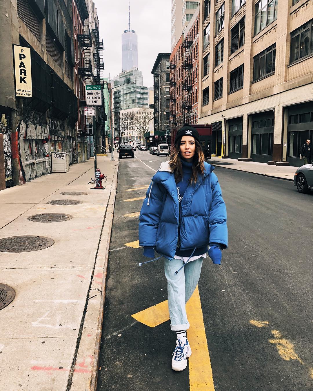 Надя Дорофеева показала модный зимний образ в Нью-Йорке ...