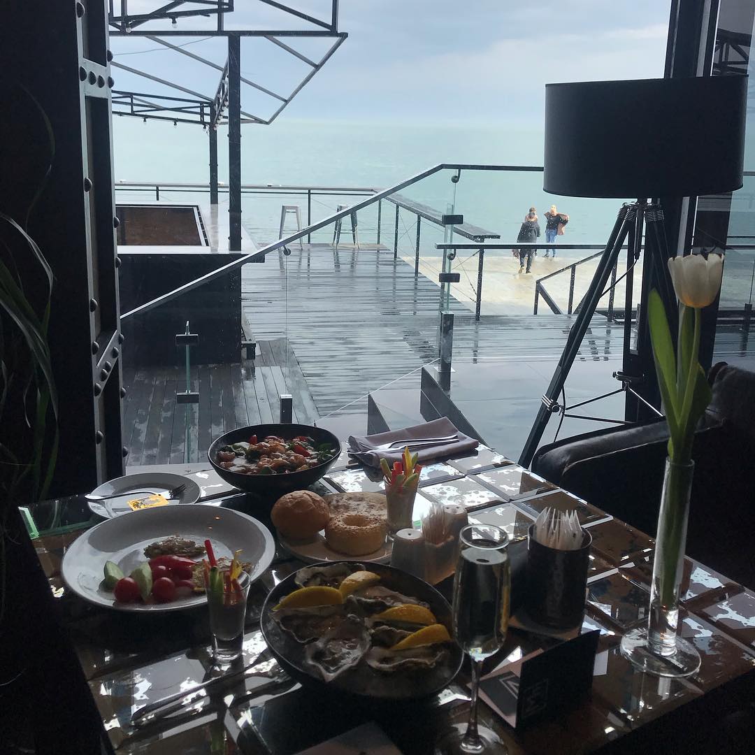 Могилевская во время отдыха в Одессе