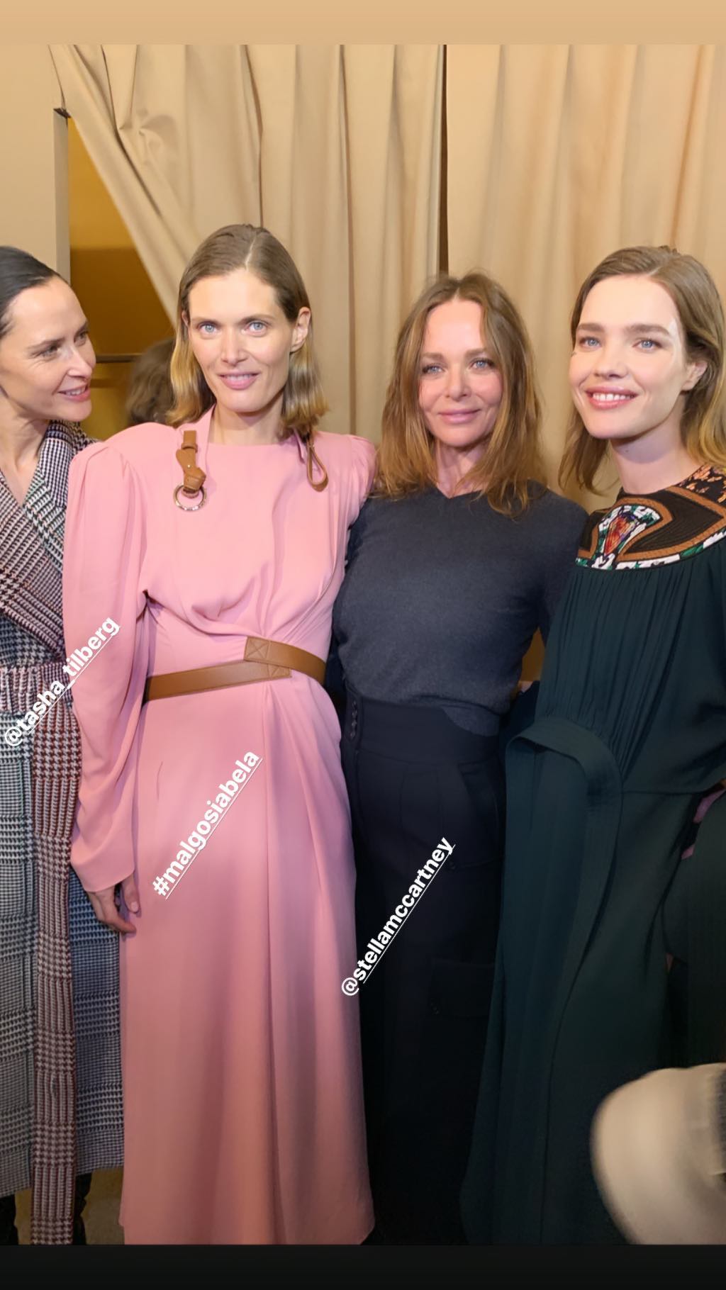 Наталья Водянова со Стеллой Маккартни