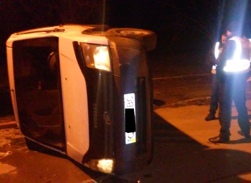 На границе с Молдовой при попытке прорыва перевернулось авто