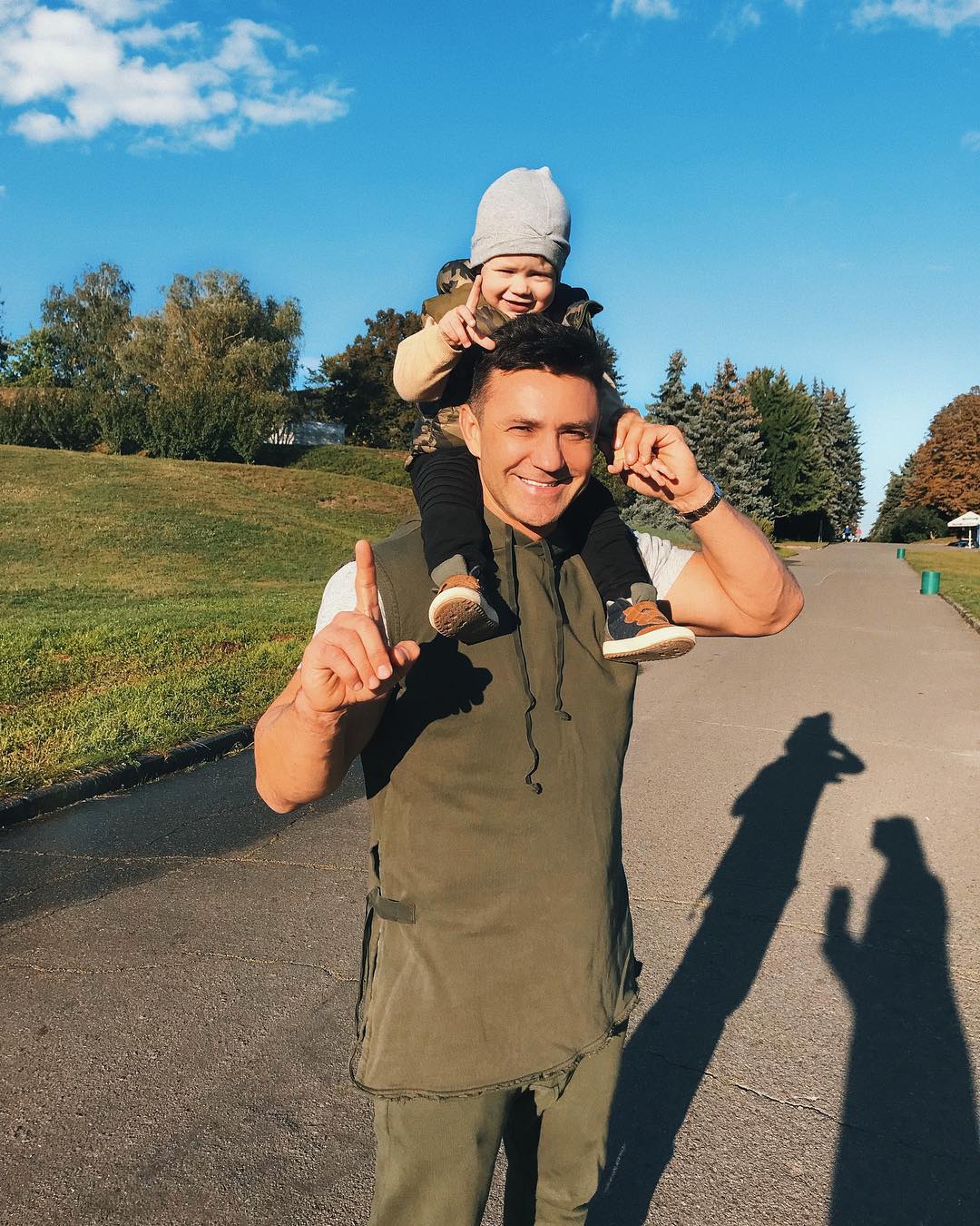 Тищенко с сыном Давидом