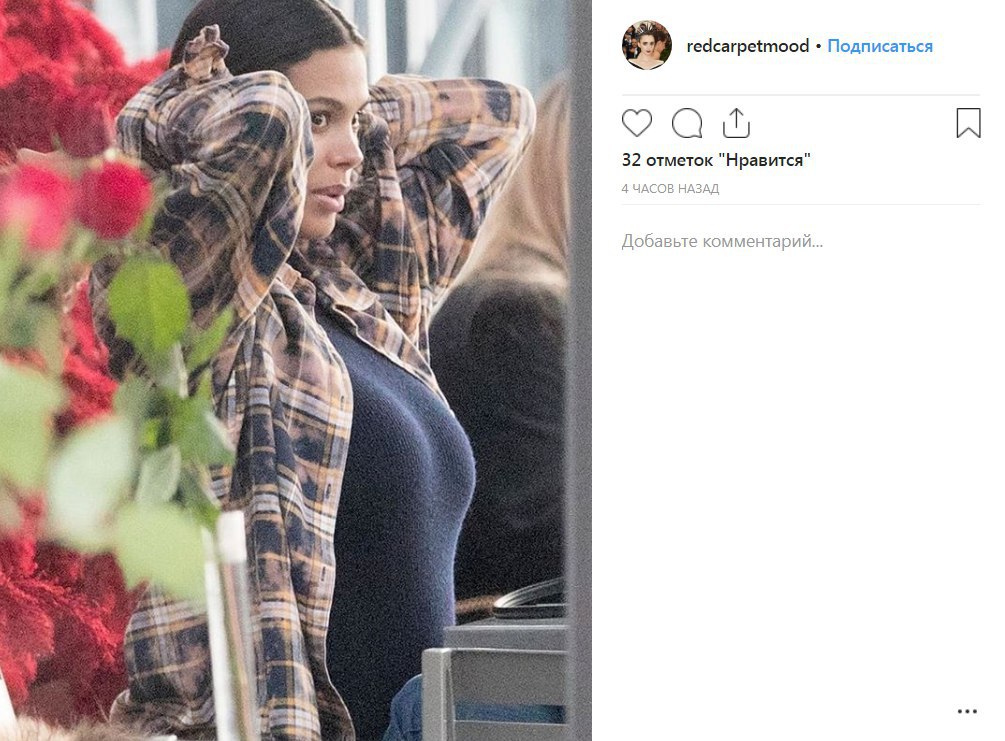 Тина Кунаки и Венсан Кассель ждут первенца (фото)