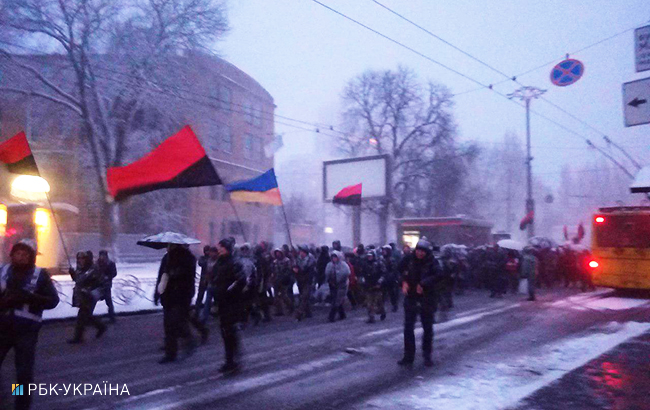 Близько тисячі участників маршу прибули до будівлі ГПУ