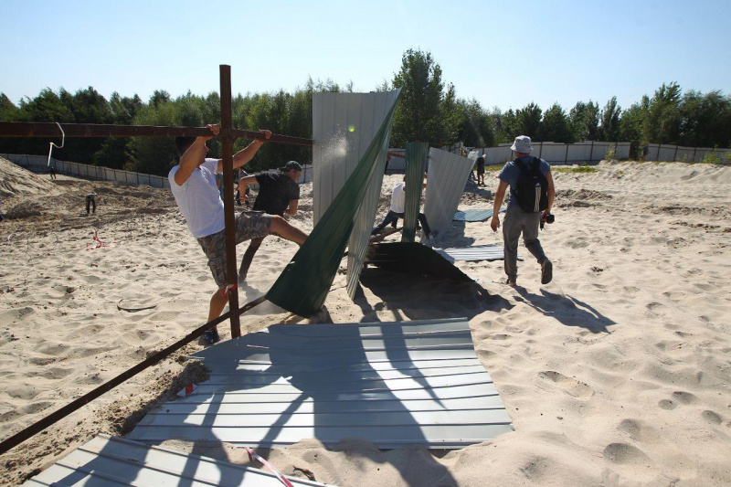 На месте скандальной застройки на Осокорках снова произошли столкновения
