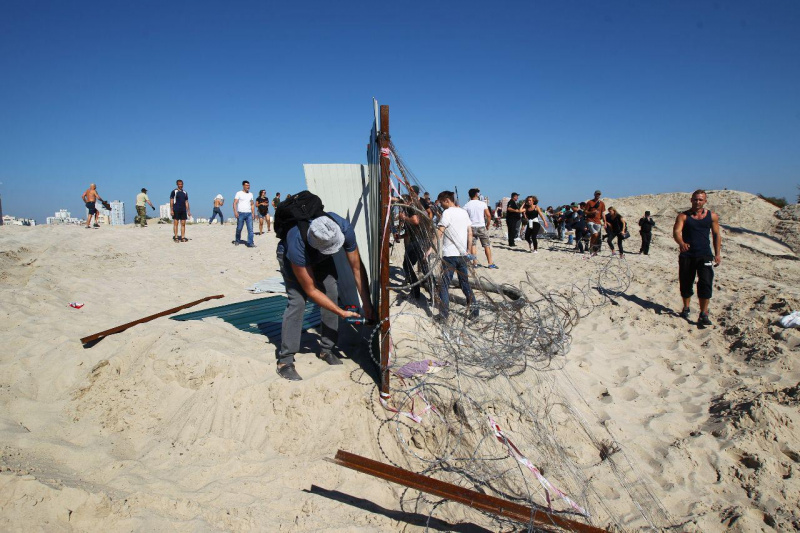 На месте скандальной застройки на Осокорках снова произошли столкновения