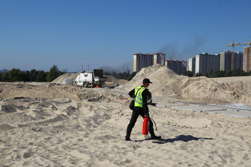 На месте скандальной застройки на Осокорках снова произошли столкновения