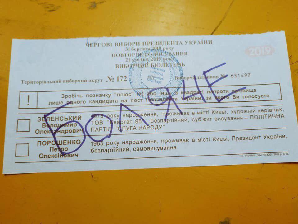 Боляче! Які &quot;послання&quot; українці залишають на бюлетенях (фото)