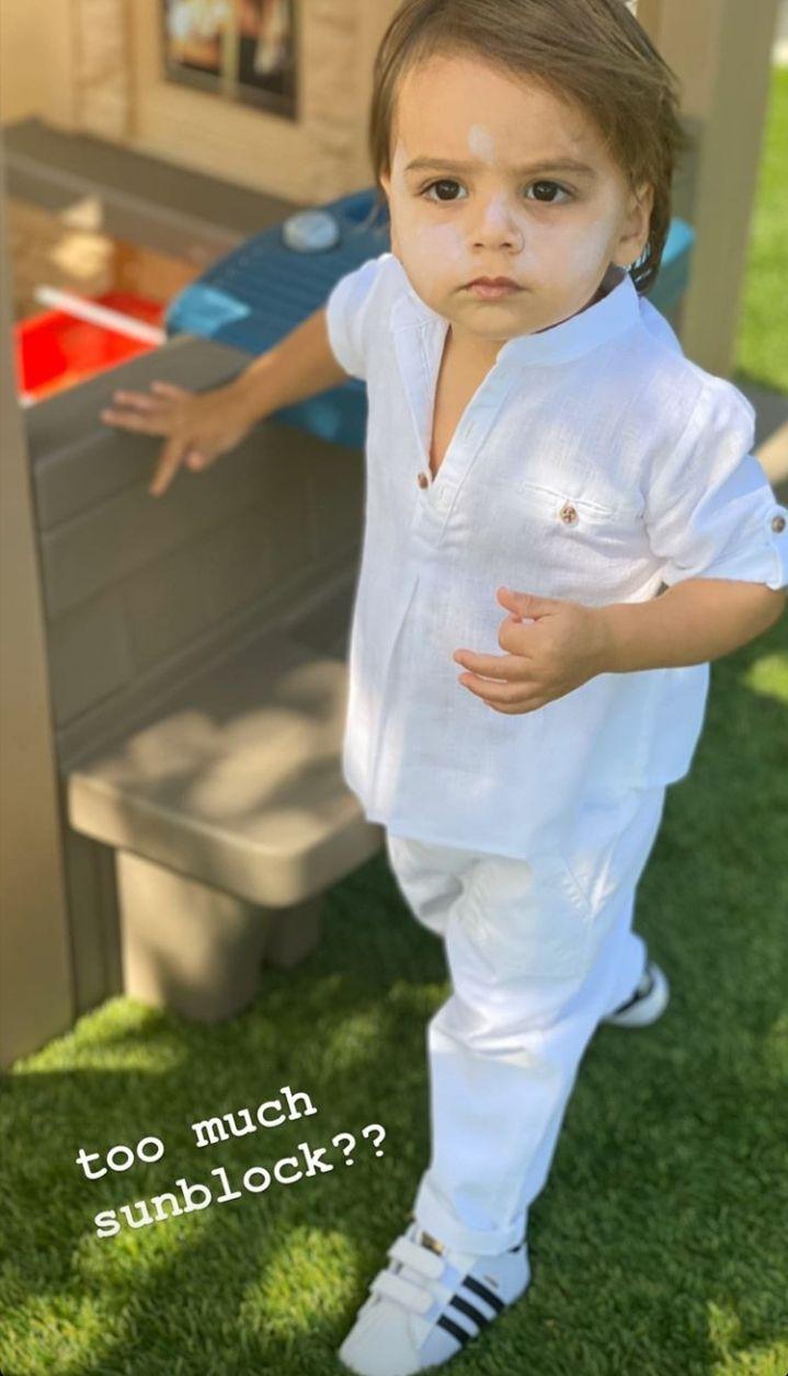 Хорошенький, как и мама: Ева Лонгория умилила сеть красотой подросшего сына