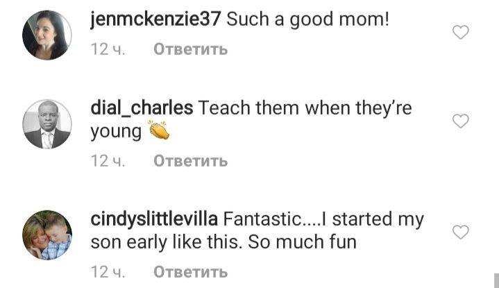 Мамин помощник: Ева Лонгория устроила кулинарный "мастер-класс" маленькому сыну