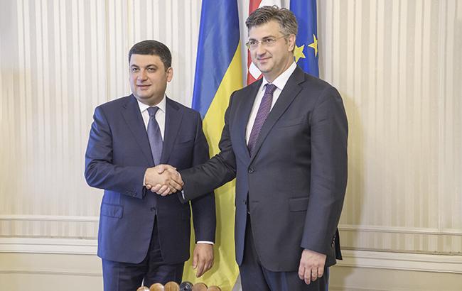 Киев готов присоединиться к строительству газопровода из Хорватии в Украину, - Гройсман