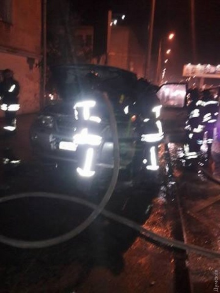 В Одесі спалили позашляховик лідера місцевого &quot;Автомайдану&quot;