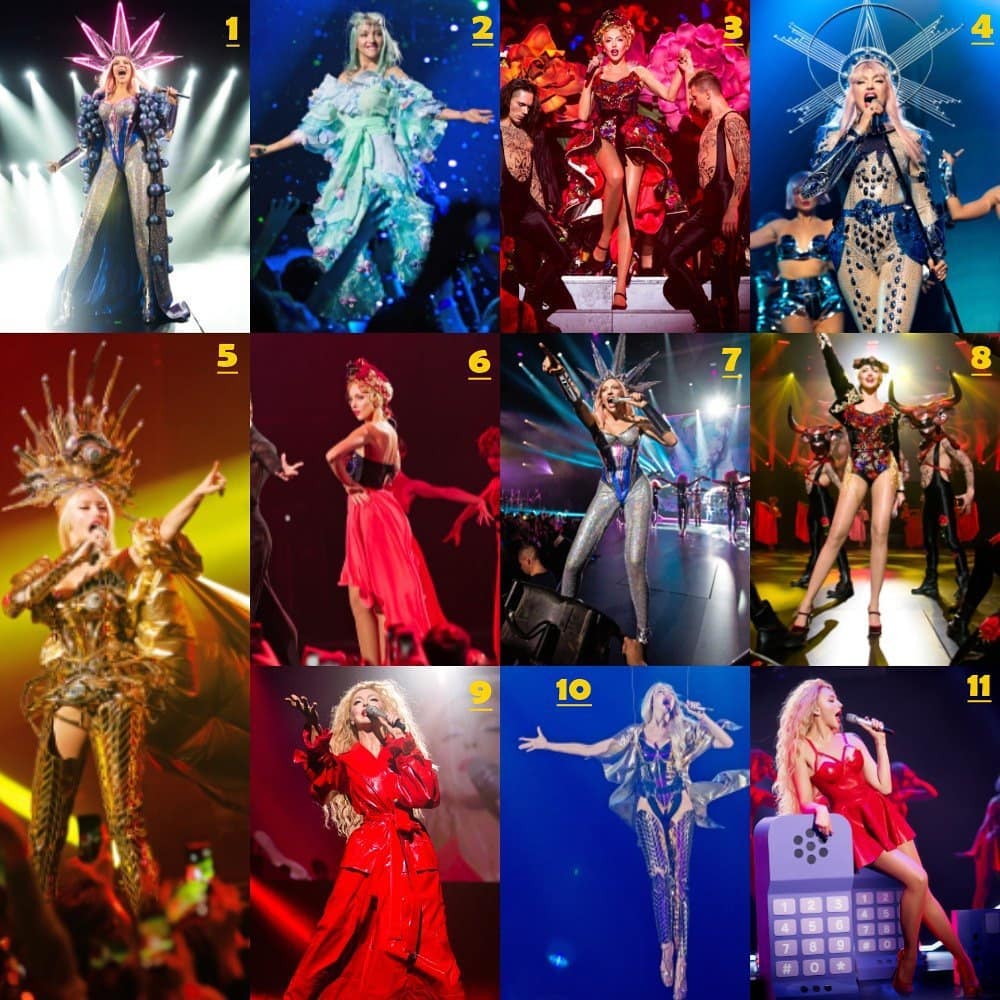 "Королева диско і чарівного лісу": Полякова змінила 11 ефектних образів за концерт
