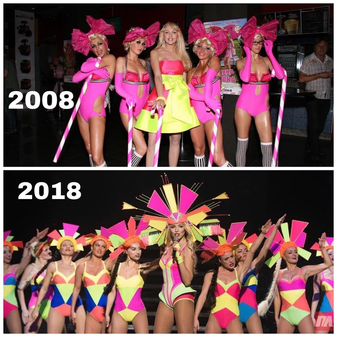 "Меняется мода, но не Оля": Полякова показала, как выглядела 10 лет назад