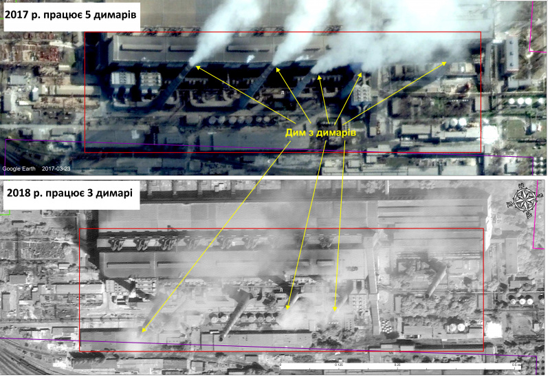 ТЭС, обеспечивающая электроэнергией оккупированный Донецк, работает в половину мощности