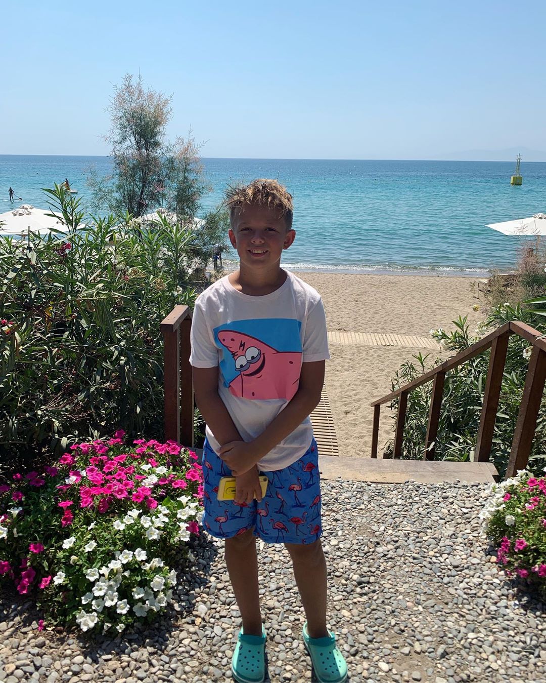 &quot;А Настя приедет?&quot; Потап показал яркие кадры отдыха с сыном в Греции